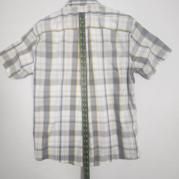 Lot of 2 Eddie Bauer Mens Shirt Sz M & L Classic Fit Short Sleeve - Picture 7 of 15